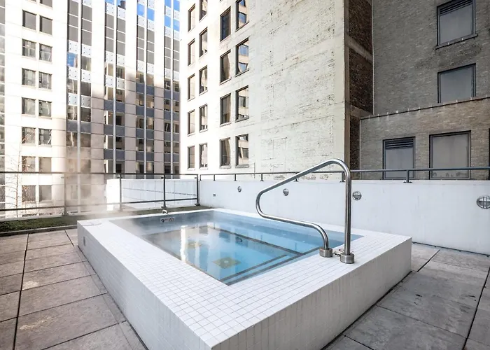 Apartamento Loop 1br W Pool Gym Nr The L Riverwalk Chi-242